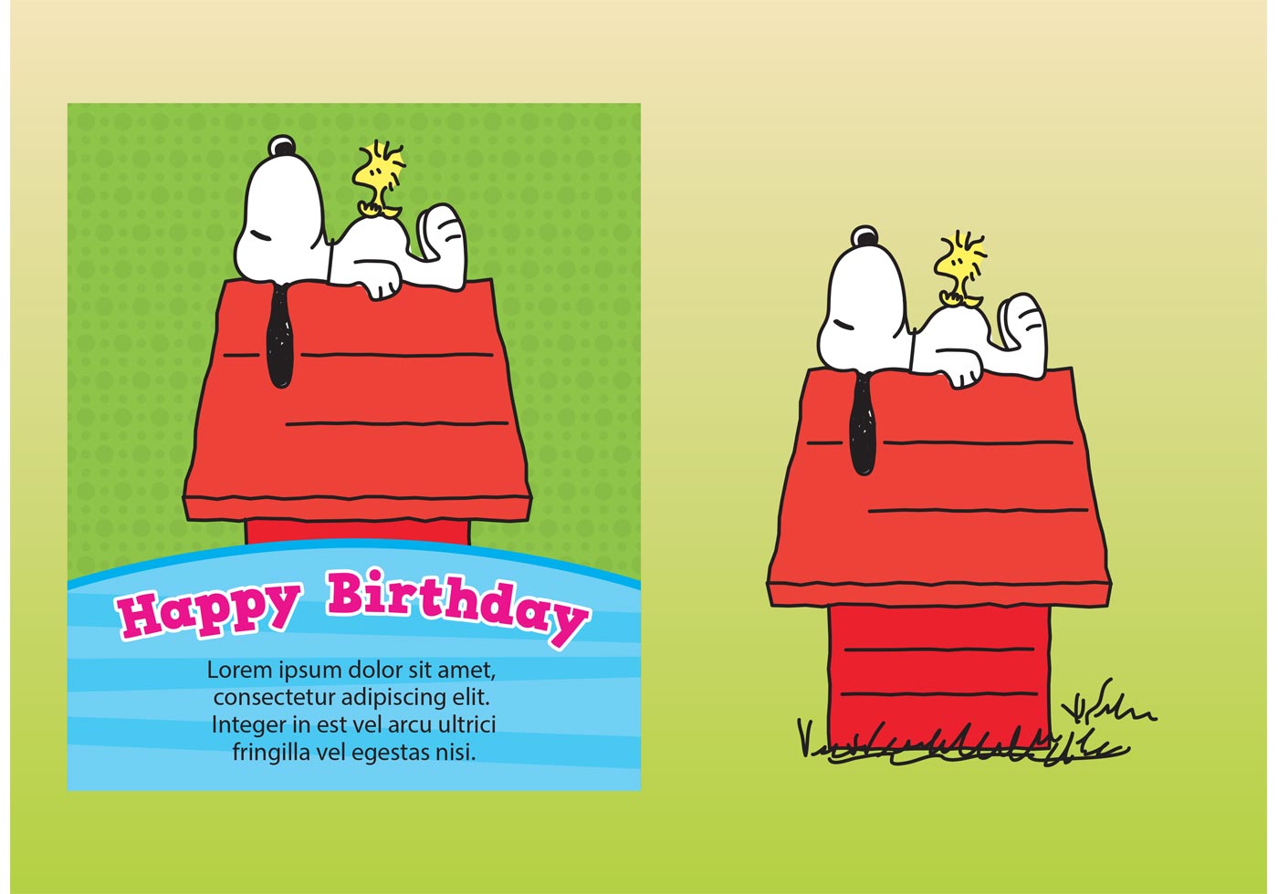 Download Snoopy Card Vectors - Download Free Vectors, Clipart ...