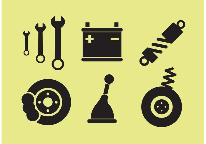 Car Parts Vectors