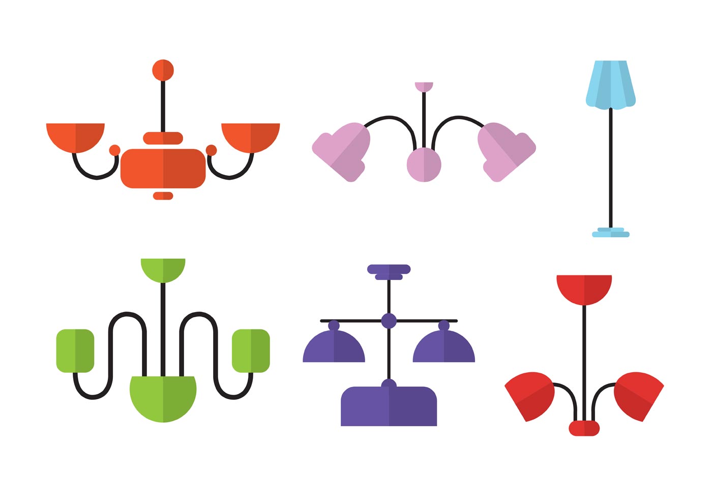 Modern Chandelier Vectors 86544 Vector Art at Vecteezy