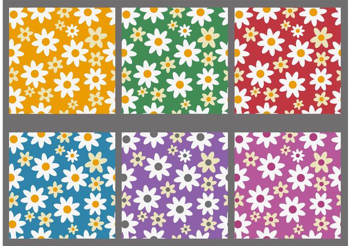 Colorful Floral Background Vectors