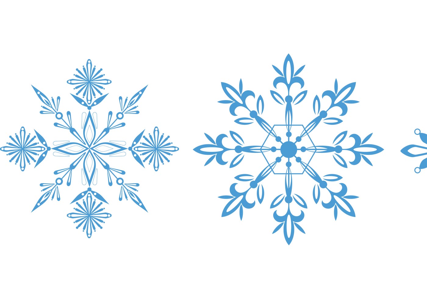 Download Snowflake Vectors - Download Free Vectors, Clipart Graphics & Vector Art