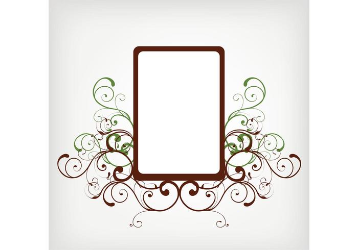 Floral Frame Vector