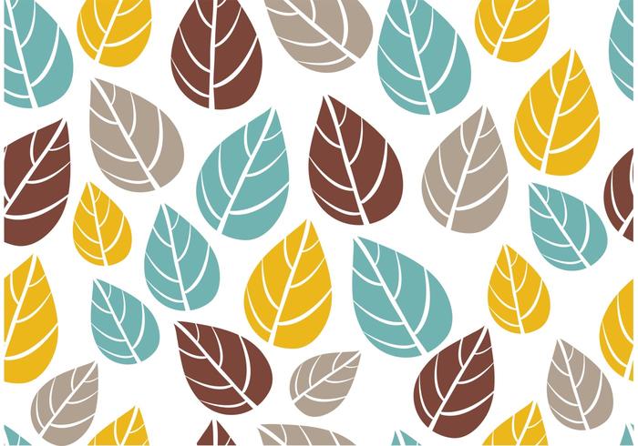 Ornate Seamless Leaf Pattern Vector