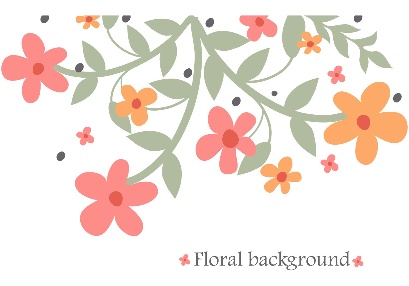 Download Abstract Flowers Background Vector - Download Free Vectors ...