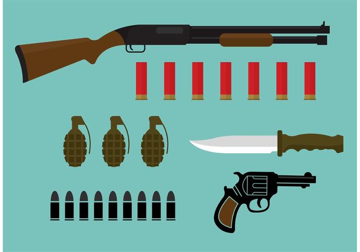 Shotgun Shells Vectors