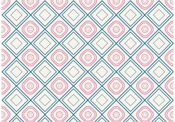 Decorative Background Vector with Simple Shapes 