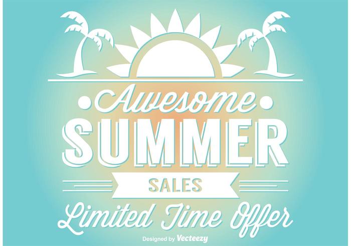 Summer Sale Illustration Summer Sale Illustration