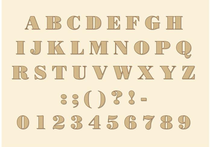 Didone Font Vector 