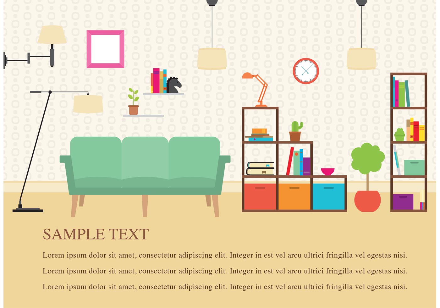 Modern Furniture Vectors 86783 Vector Art at Vecteezy