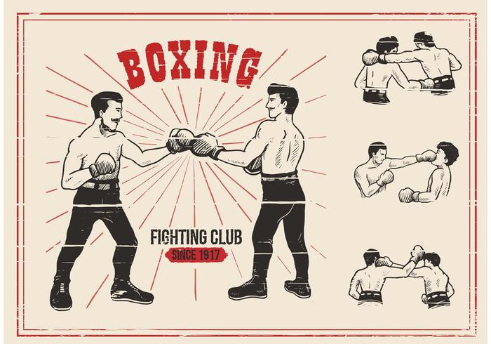 Old Time Boxing Vectors 