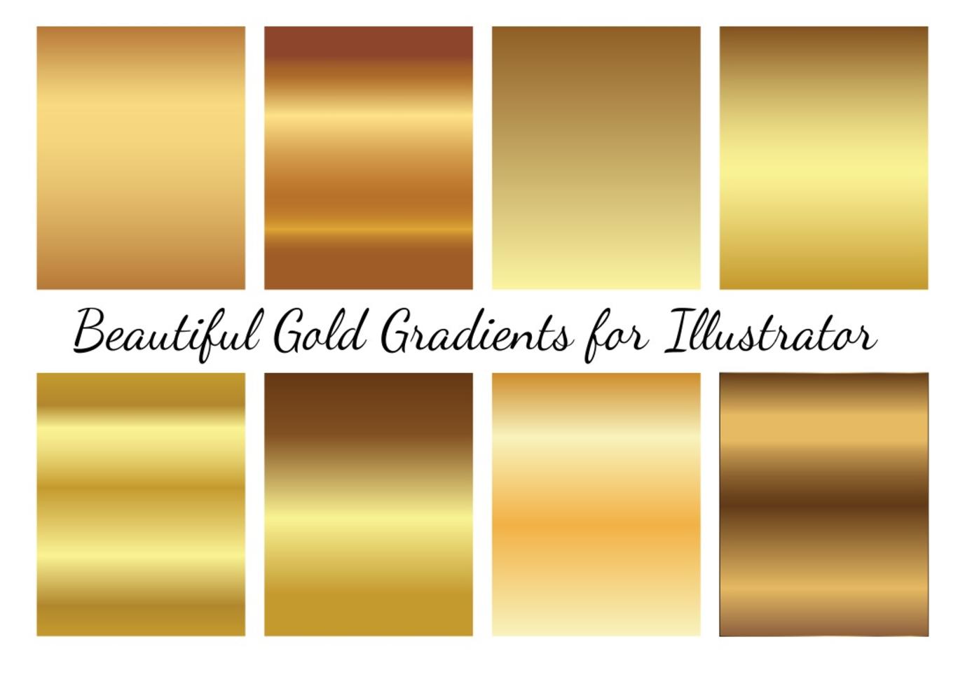 Gold Vector Gradients 86867 Vector Art at Vecteezy