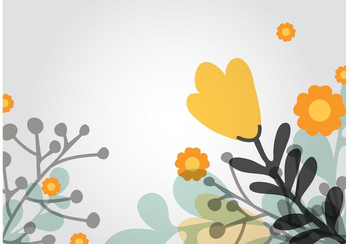 Floral Background Vector 