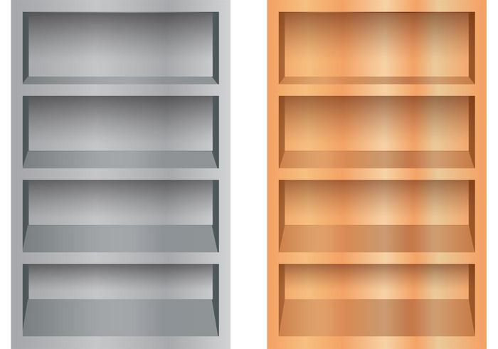 3D Shelves Vectors 