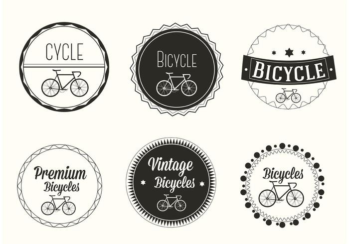 Free Vector Bicycle Labels Free Vector Bicycle Labels