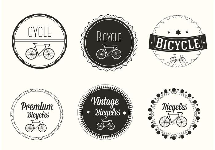 Free Vector Bicycle Labels