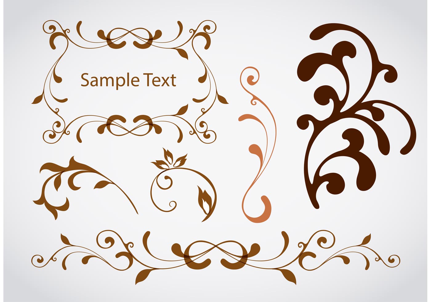 Design Swirl Vector Elements 86966 - Download Free Vectors ...