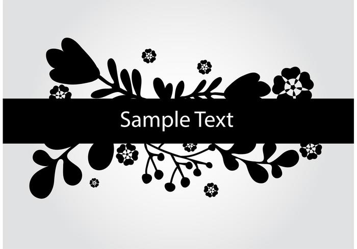 Floral Vector Banner