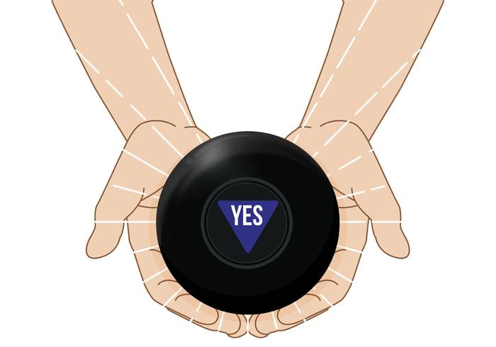 Magic 8 Ball Vector