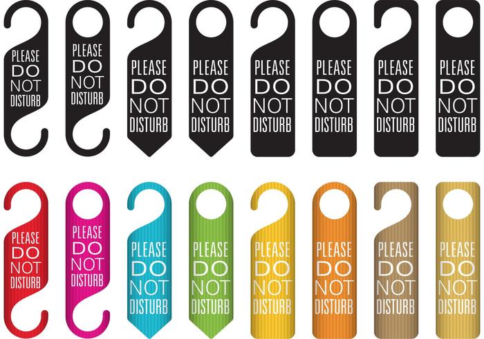Door Sign Vectors Door Sign Vectors