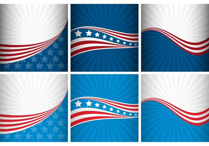 USA Background Vectors