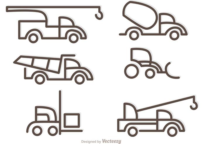 Free Free 80 Svg Simple Semi Truck Outline SVG PNG EPS DXF File