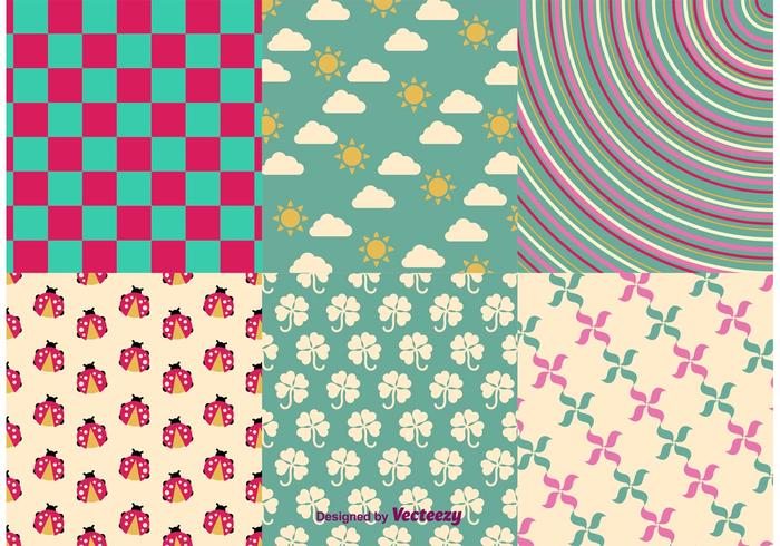 Spring and Summer Vector Patterns