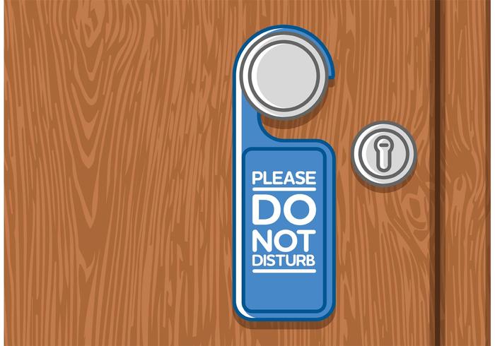 Do Not Disturb Door Vector Do Not Disturb Door Vector