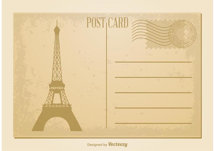 Vintage Postcard Vector - Download Free Vector Art, Stock 