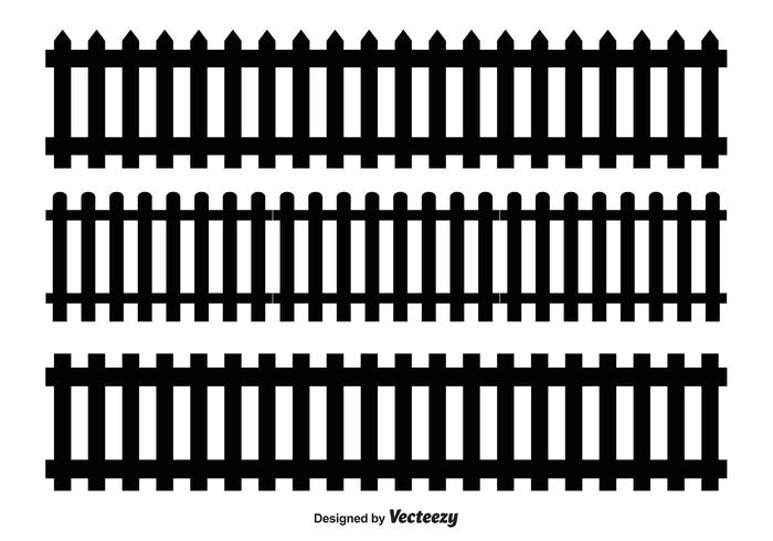 Picket Fence Vector Shapes