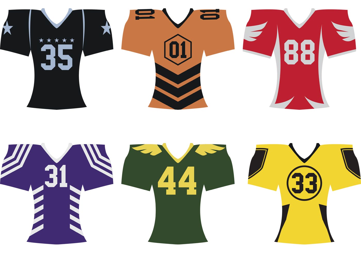 Download Sports Jersey Vectors - Download Free Vectors, Clipart ...