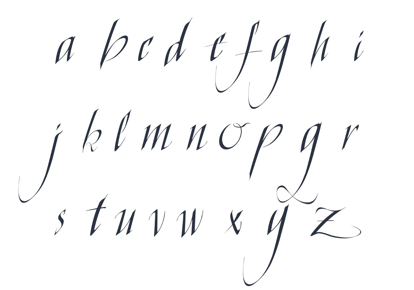 fancy letter a fonts