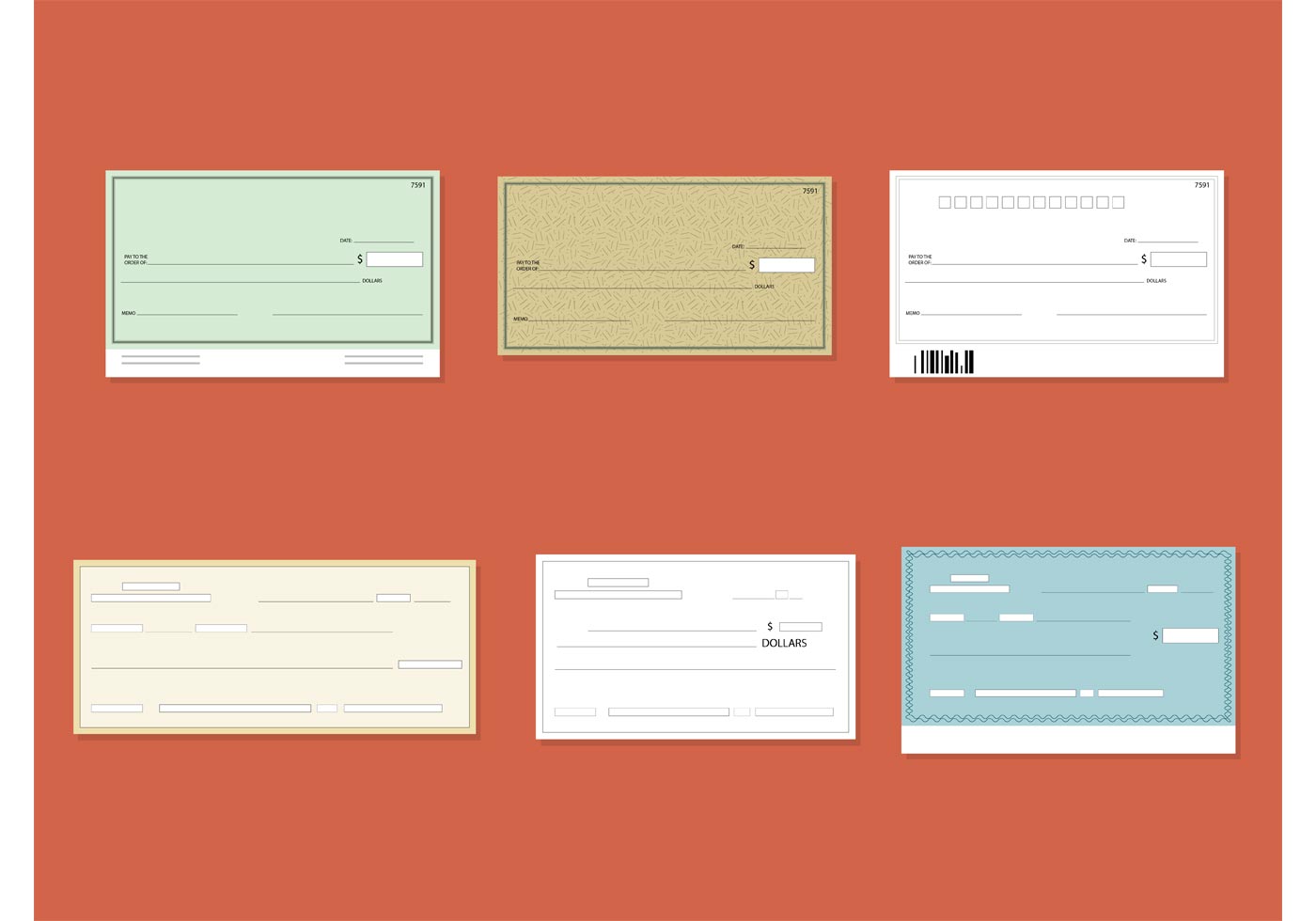 Vector Blank Checks - Download Free Vector Art, Stock Graphics & Images