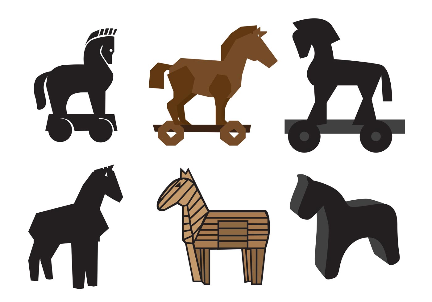 free clip art trojan horse - photo #22