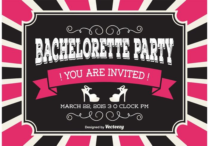 Bachelorette Party Invitaion Bachelorette Party Invitaion