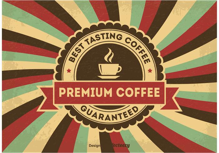 Vintage Coffee Poster Vintage Coffee Poster