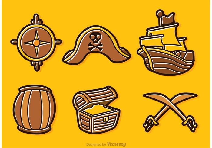Pirate Cartoon Vectors