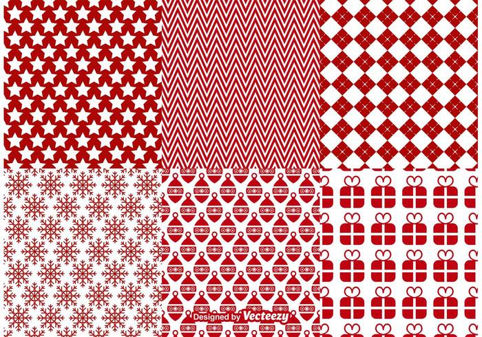 Christmas Vector Patterns Backgrounds