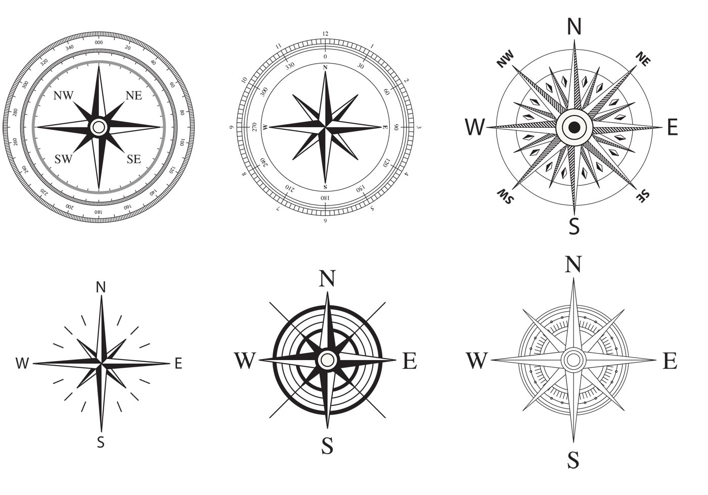 Nautical Compass Rose