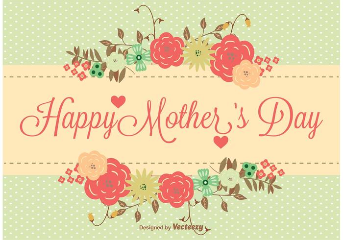 Mother's Day Floral Illustration Mother's Day Floral Illustration