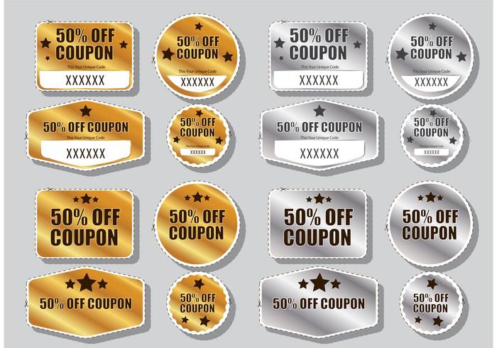 Discount Coupon Vectors Discount Coupon Vectors
