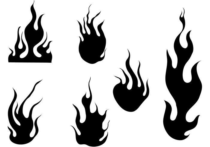 Fire And Flames Vector Set