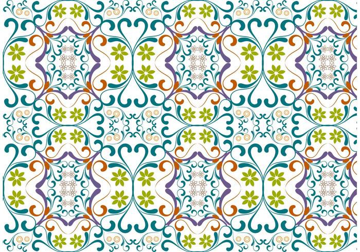 Vector Floral Pattern Vackground