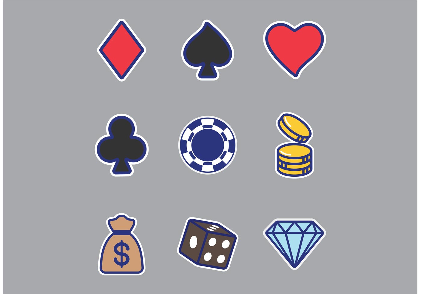 Casino machine vector free