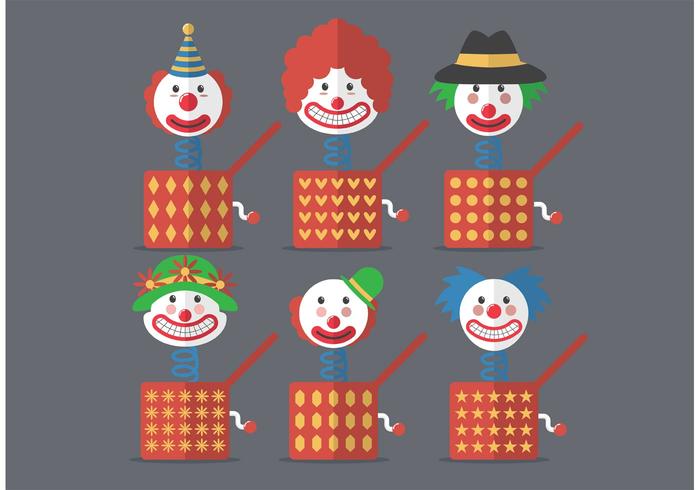 Jack in The Box Vector Icons