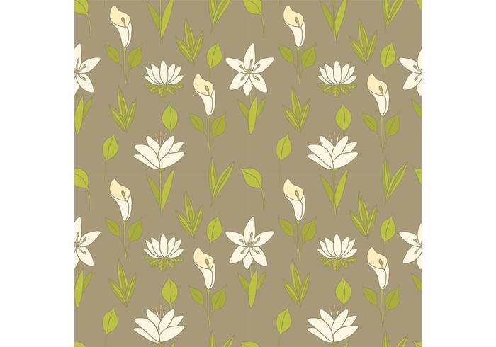 Free Lily Pattern Vector