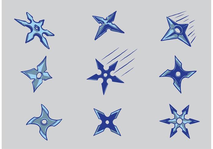 Free Ninja Throwing Stars Vectors Free Ninja Throwing Stars Vectors