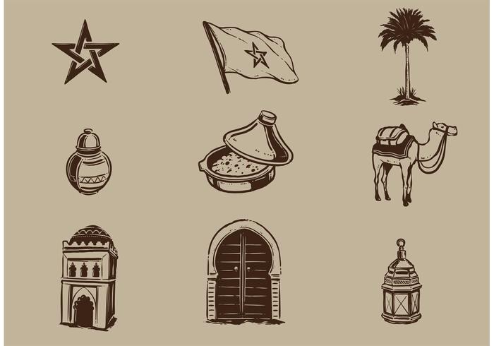 Free Morocco Vector Elements