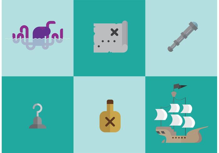 Pirate Vector Icons Pirate Vector Icons