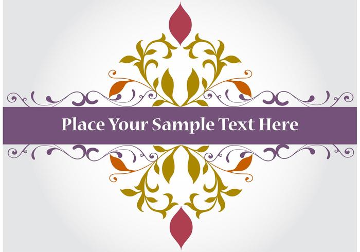 Purple Banner Vector Background Purple Banner Vector Background