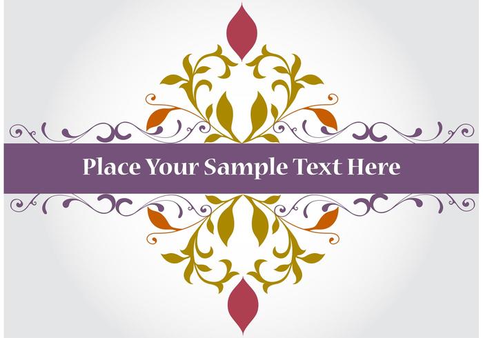 Purple Banner Vector Background